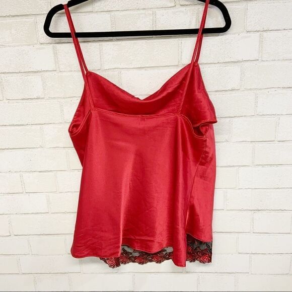 Vintage Repose Red Pajama Set Size L X18 - Picture 5 of 7